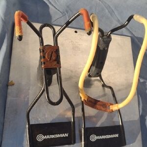 Marksman USA Slingshots Set - Black and Tan